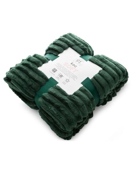 KOC D91 SOFT 170 X 210 CM CIEMNOZIELONY