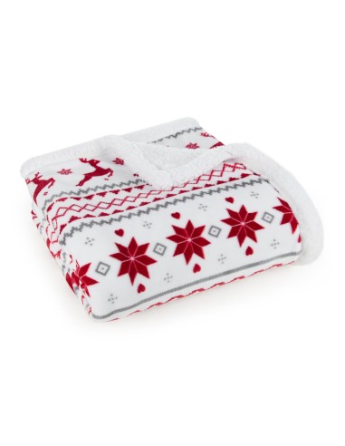 KOC ŚWIĄTECZNY KOC15 150 X 200 CM BIAŁY