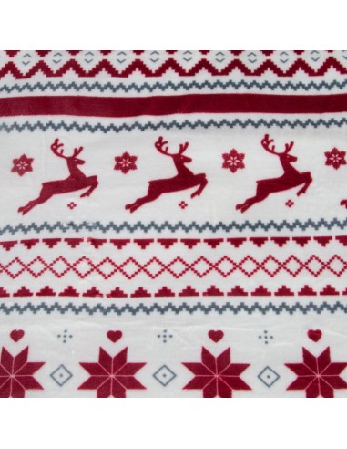 KOC ŚWIĄTECZNY KOC15 150 X 200 CM BIAŁY