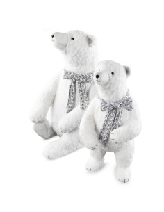 FIGURKA ŚWIĄTECZNA 28 X 27 X 53 CM BIAŁY 2