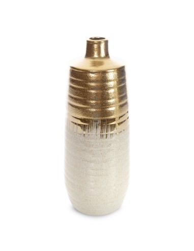 WAZON DEKORACYJNY MAX O 17 X 41 CM KREMOWY