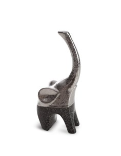 FIGURKA DEKORACYJNA LEO (01) 10 X 7 X 22 CM SREBRNY