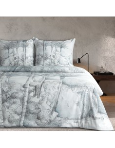 POŚCIEL SKYE 220 X 200 CM JASNOSZARY