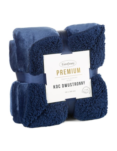 KOC TEDY 170 X 210 CM GRANATOWY