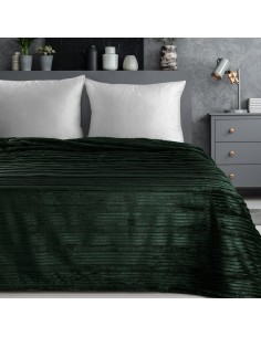 KOC NINA 150 X 200 CM CIEMNOZIELONY 2