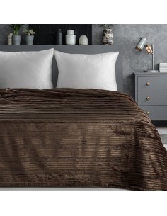 KOC NINA 150 X 200 CM CIEMNOBRĄZOWY 2