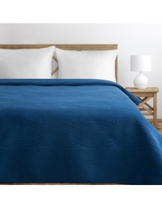 NARZUTA VELVET2 220 X 240 CM GRANATOWY