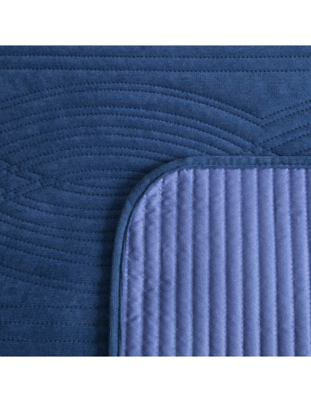 NARZUTA VELVET2 220 X 240 CM GRANATOWY