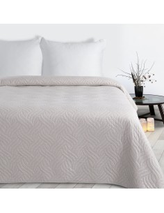 NARZUTA D91 LEN 200 X 220 CM BEŻOWY