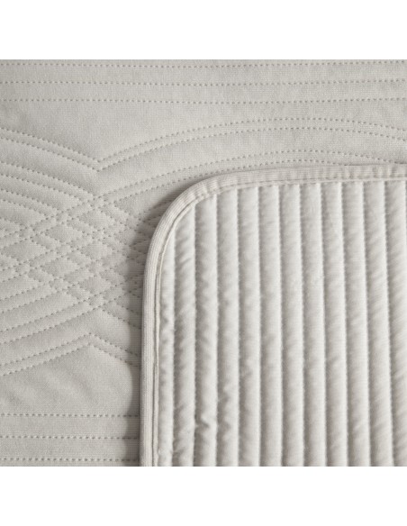 NARZUTA VELVET2 170 X 210 CM KREMOWY