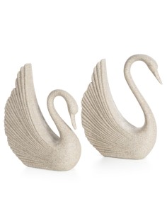 FIGURKA DEKORACYJNA LOGAN (04) 16 X 6 X 20 CM BEŻOWY 2