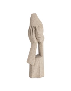 FIGURKA DEKORACYJNA LOGAN (08) 10 X 9 X 33 CM BEŻOWY