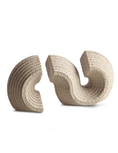 FIGURKA DEKORACYJNA BELA (01) 27 X 8 X 14 CM BEŻOWY