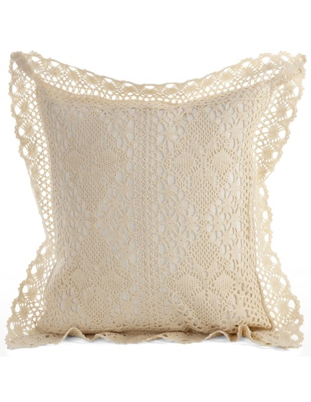 POSZEWKA MEGAN 40 X 40 CM JASNOBEŻOWY