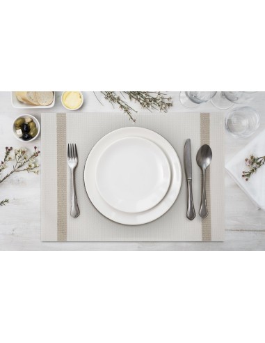 PODKŁADKA RUBY 45 X 30 CM BIAŁY