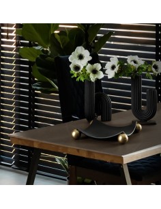 PATERA DEKORACYJNA ALEX (01) 23 X 23 X 5 CM CZARNY 2