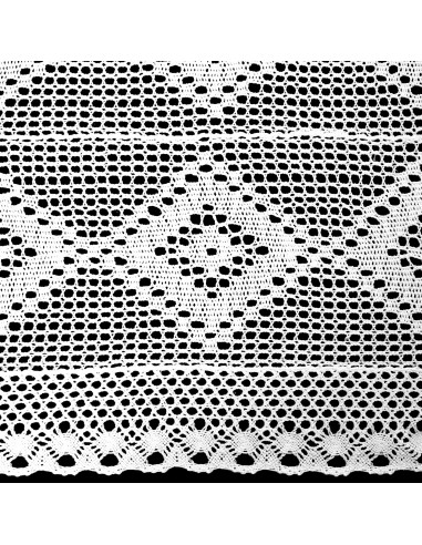 OBRUS OLIVIA 85 X 85 CM BIAŁY