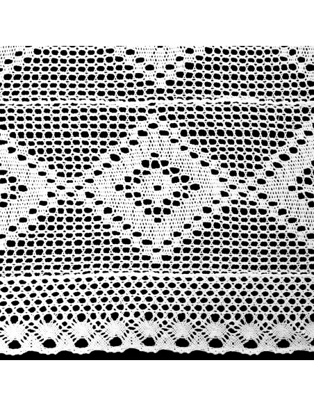 OBRUS OLIVIA 85 X 85 CM BIAŁY