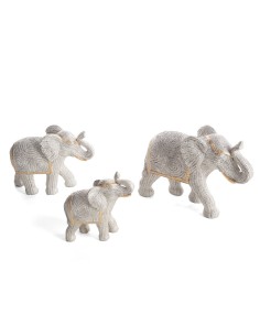 FIGURKA DEKORACYJNA VALERI 25 X 9 X 18 CM SREBRNY 2