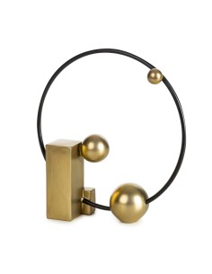 FIGURKA DEKORACYJNA ALEX (02) 22 X 7 X 23 CM CZARNY