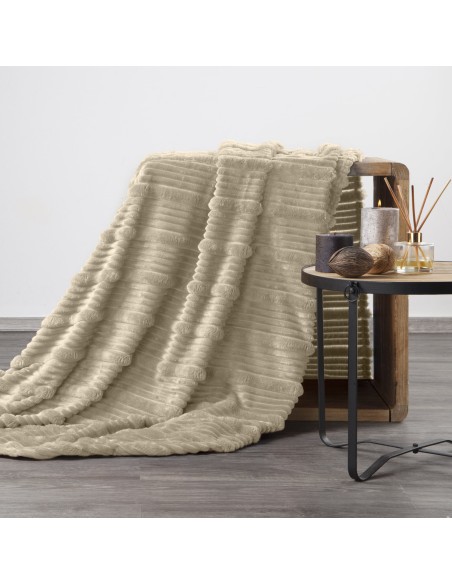 KOC NINA 220 X 200 CM KREMOWY