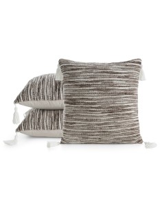 POSZEWKA ENID 45 X 45 CM CIEMNOBEŻOWY 2