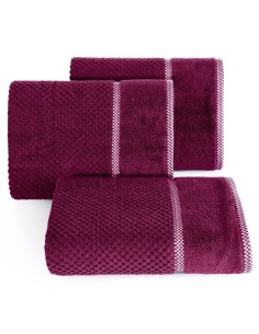 RĘCZNIK CALEB (08) 70 X 140 CM AMARANTOWY