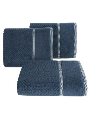 RĘCZNIK CALEB (10) 70 X 140 CM GRANATOWY