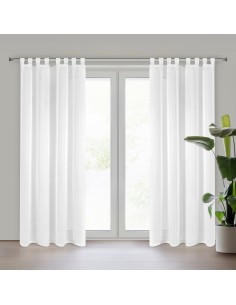FIRANA GOTOWA LUCY NA SZELKACH 140 X 250 CM BIAŁY