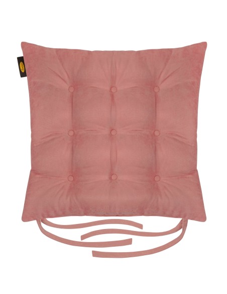 PODUSZKA NA KRZESŁO "ADA" 40 X 40 X 6 CM RÓŻOWY