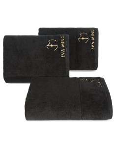 RĘCZNIK GAJA 70 X 140 CM CZARNY