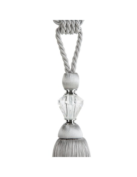 SZNUR DEKORACYJNY VILIA 67 CM SREBRNY