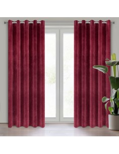 ZASŁONA GOTOWA VILLA 140 X 250 CM BORDOWY