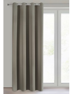 ZASŁONA GOTOWA LOGAN 135 X 250 CM CIEMNOBEŻOWY 2