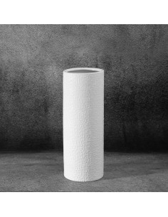 WAZON DEKORACYJNY RISO FI 11 X 30 CM BIAŁY 2