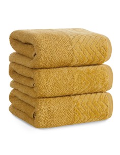 RĘCZNIK LOREN (07) 30 X 50 CM MUSZTARDOWY