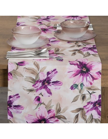 OBRUS GARDEN 40 X 180 CM KREMOWY