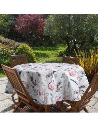 OBRUS GARDEN O 150 CM BIAŁY