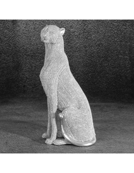 FIGURKA DEKORACYJNA ELDO 12 X 8 X 23 CM SREBRNY