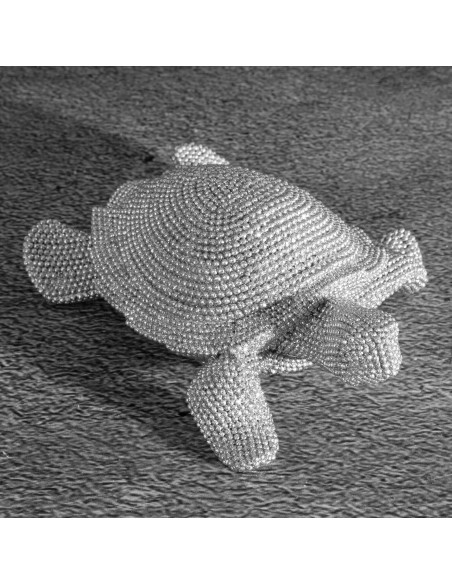 FIGURKA DEKORACYJNA ELDO 14 X 12 X 5 CM SREBRNY