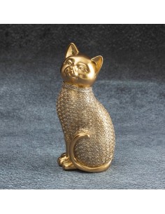 FIGURKA DEKORACYJNA HARIS (05) 6 X 7 X 15 CM ZŁOTY 2