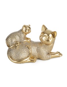 FIGURKA DEKORACYJNA HARIS (06) 9 X 19 X 12 CM ZŁOTY