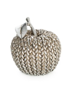 FIGURKA DEKORACYJNA MOLI 13 X 13 X 13 CM SREBRNY