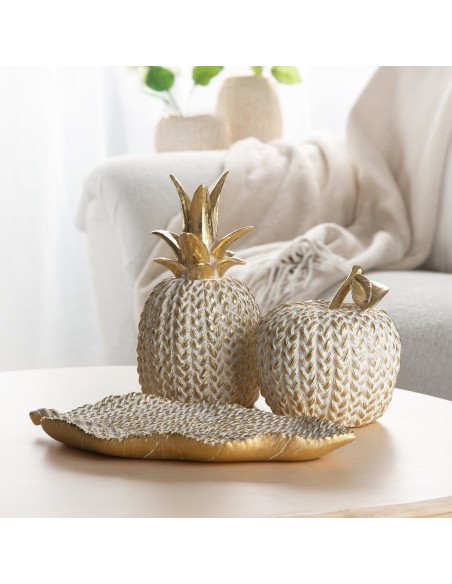 FIGURKA DEKORACYJNA MOLI 13 X 13 X 13 CM SREBRNY