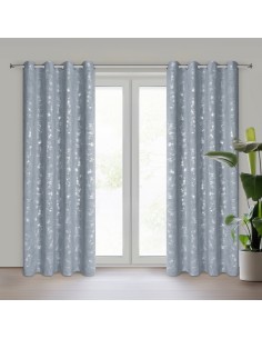 ZASŁONA GOTOWA SOLANA 140 X 250 CM JASNONIEBIESKI