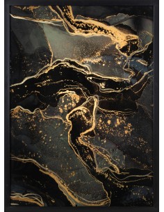 OBRAZ 478 53 X 73 CM GRAFITOWY