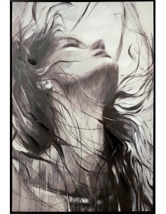 OBRAZ 546 60 X 90 CM CZARNY