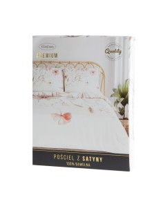KOMPLET POŚCIELI SATYNOWEJ PREMIUM24 140 X 200 CM BIAŁY 2