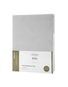 PRZEŚCIERADŁO Z GUMKĄ NOVA3 220 X 200 X 30 CM JASNOSZARY 2