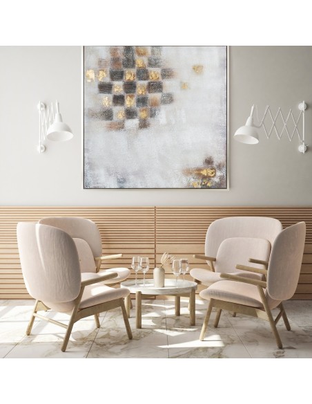 OBRAZ 644 80 X 80 CM BIAŁY